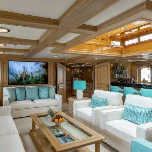 NERO Yacht lounge with TV